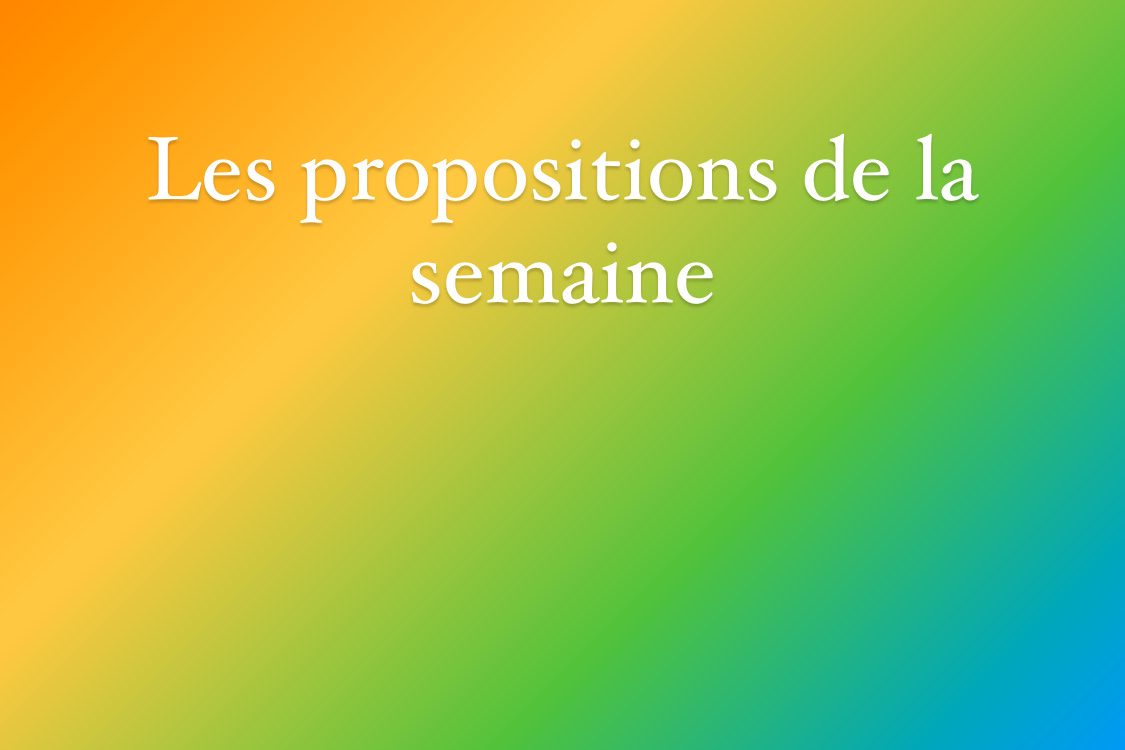 Propositions dans le distributeur ou au restaurant du lundi 23 octobre au dimanche 29 octobre 2023 Ribeauville